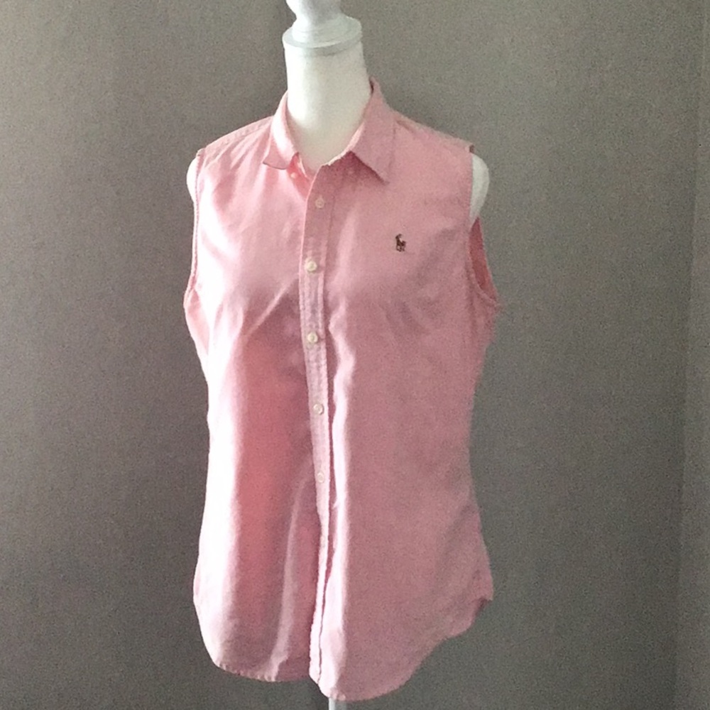 Ralph Lauren sleeveless oxford